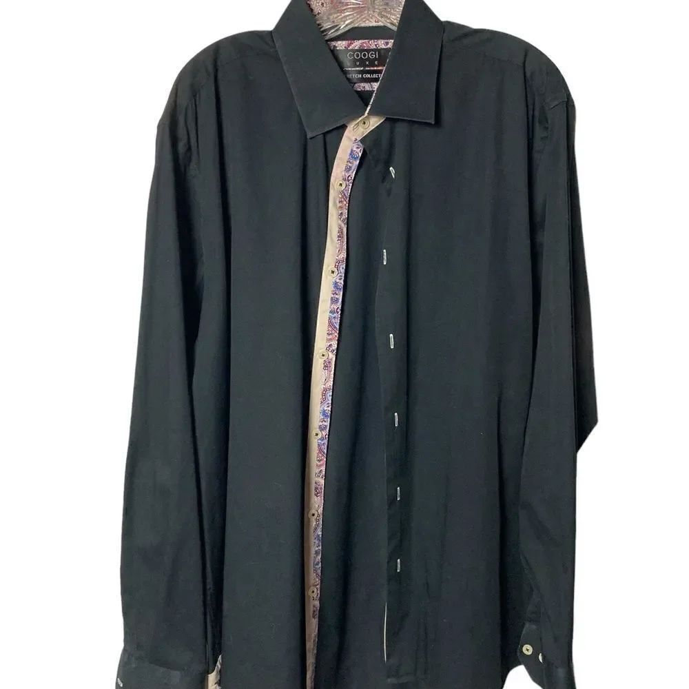 COOGI Shirt Men’s Size 2X Button Down Luxe Stretch Edition